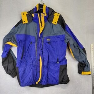 Vintage Solstice Microshed Jacket Mens XL Purple Colorblock Technical Ski Parka